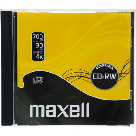 CD-RW disk Maxell CD-RW 700MB 4x 1PK JC 624860