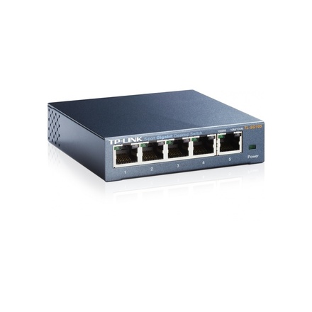 Switch TP-Link TL-SG105 switch 5xLan 10/100/1000Mbps, kov