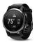 GPS hodinky Garmin fenix5S Silver Optic Black band (1)