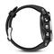 GPS hodinky Garmin fenix5S Silver Optic Black band (4)