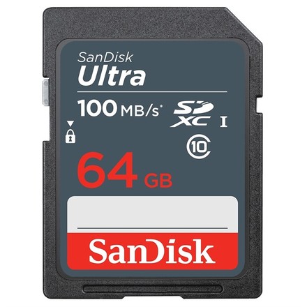 Paměťová karta SanDisk SDXC 64GB Ultra UHS-I U1 SDSDUNB-064G-GN3IN