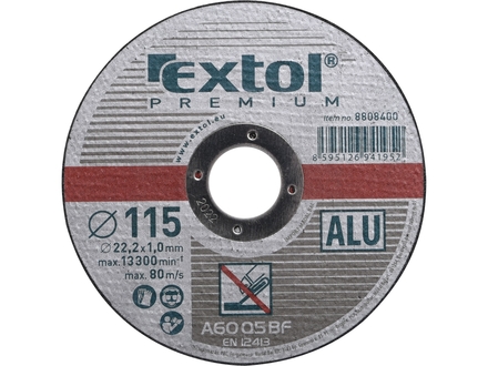 Kotouč řezný na hliník Extol Premium (8808400) kotouč řezný na hliník, 115x1,0x22,2mm