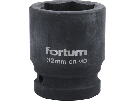 Hlavice nástrčná Fortum (4703032) hlavice nástrčná rázová, 3/4“, 32mm, L 54mm, CrMoV