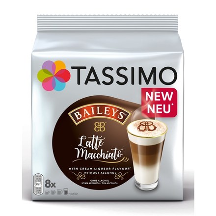 Kávové kapsle Tassimo Latte Macchiato Baileys 264g