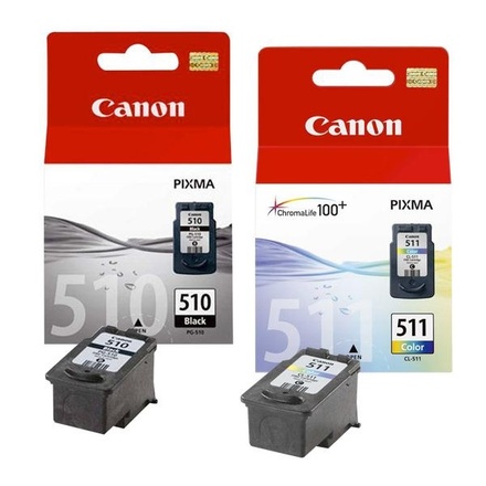 Inkoustová náplň Canon PG-510 / CL-511, 9ml originální - černá/ červená/ modrá/ žlutá