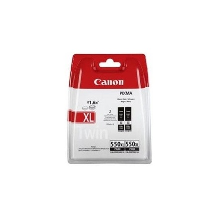 Inkoustová náplň Canon PGI-550 XL TWIN blistr originální - černá
