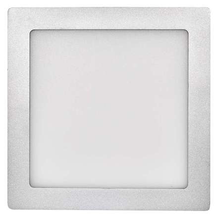 Přisazené LED svítidlo Emos ZM6242 LED panel 224×224, přisazený stříbrný, 18W neutrální bílá (poslední kus)