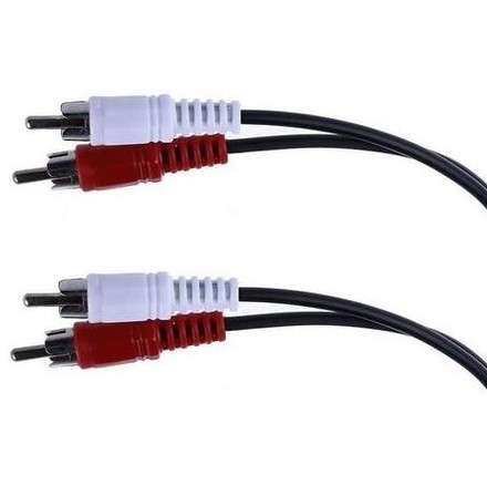 CINCH kabel AQ 2x RCA - 2x RCA, M/ M, 10 m - černá (CA43100)
