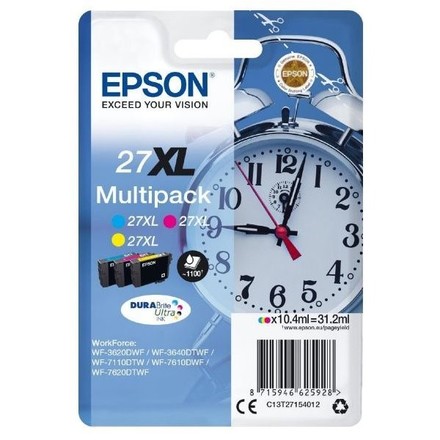 Inkoustová náplň Epson Multipack 3-colour 27XL DURABrite Ultra Ink