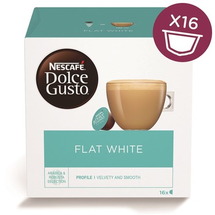 Kávové kapsle Nescafé Flat White 16 ks k Dolce Gusto