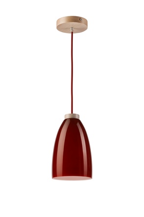 Lustr Lamkur LM-1.1/38 RED materiál: glass (28927) single lamp