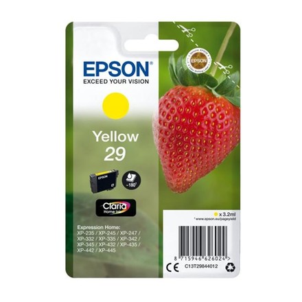 Inkoustová náplň Epson T2984, 3.2 ml - žlutá originální