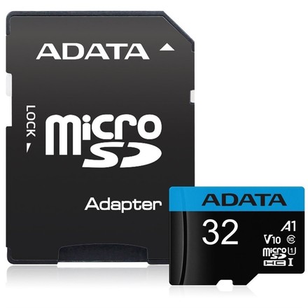 Paměťová karta ADATA microSDHC 32GB UHS-I AUSDH32GUICL10A1-RA1