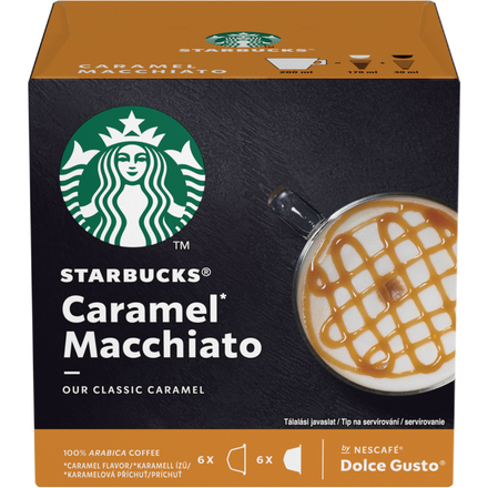 Kávové kapsle Starbuck Caramel Macchiato 12 ks