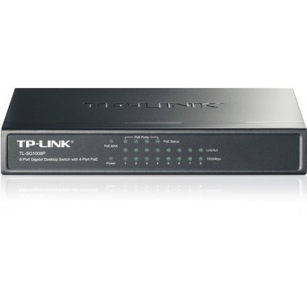 Switch TP-Link TL-SG1008P 8x LAN 10/100/1000Mbps, 4xPOE