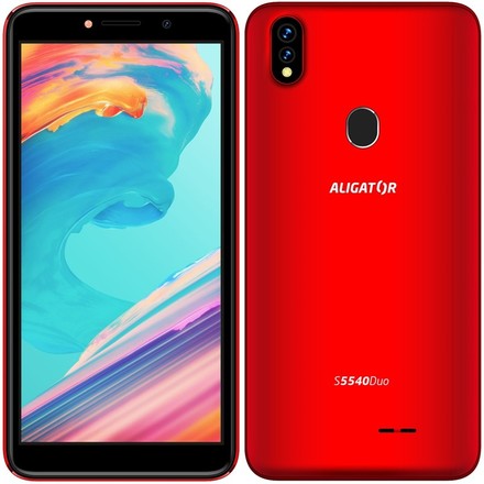 Mobilní telefon Aligator S5540 Duo 32GB Red