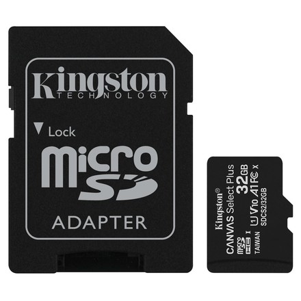 Paměťová karta Kingston Canvas Select Plus microSDHC 32GB SDCS2/32GB