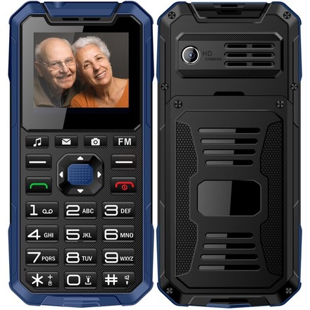 Mobilní telefon pro seniory Cube 1 S400 Senior Dual SIM - modrý