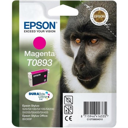 Inkoustová náplň Epson T0893, 3, 5ml originální - červený