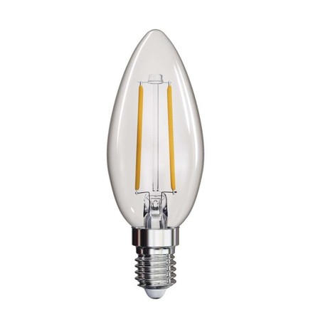 LED žárovka Emos Z74200 Žárovka LED Filament Candle, 2W, E14, teplá bílá