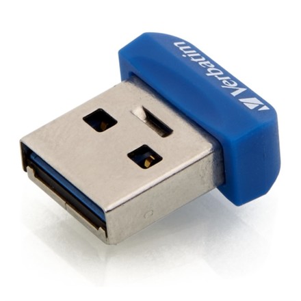 USB Flash disk Verbatim Store &apos;n&apos; Stay Nano 64GB USB 3.0 - modrý
