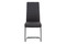 Moderní jídelní židle Autronic Jídelní židle, šedá látka, kov matný antracit (DCL-400 GREY2) (3)