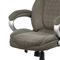 Kancelářská židle Autronic Kancelářská židle, tmavě šedá látka, kříž plastový stříbrný, houpací mechanismus (KA-G196 GREY2) (9)