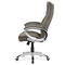Kancelářská židle Autronic Kancelářská židle, tmavě šedá látka, kříž plastový stříbrný, houpací mechanismus (KA-G196 GREY2) (3)