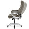 Kancelářská židle Autronic Kancelářská židle, tmavě šedá látka, kříž plastový stříbrný, houpací mechanismus (KA-G196 GREY2) (4)