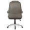 Kancelářská židle Autronic Kancelářská židle, tmavě šedá látka, kříž plastový stříbrný, houpací mechanismus (KA-G196 GREY2) (7)