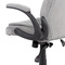 Kancelářská židle Autronic Kancelářská židle, šedá látka, kříž plast černý, synchronní mechanismus (KA-G303 SIL2) (11)