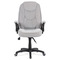 Kancelářská židle Autronic Kancelářská židle, šedá látka, kříž plast černý, synchronní mechanismus (KA-G303 SIL2) (1)