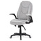 Kancelářská židle Autronic Kancelářská židle, šedá látka, kříž plast černý, synchronní mechanismus (KA-G303 SIL2) (2)