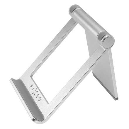 Držák na mobil Fixed Frame Tab na stůl pro mobilní telefony a tablety - stříbrný