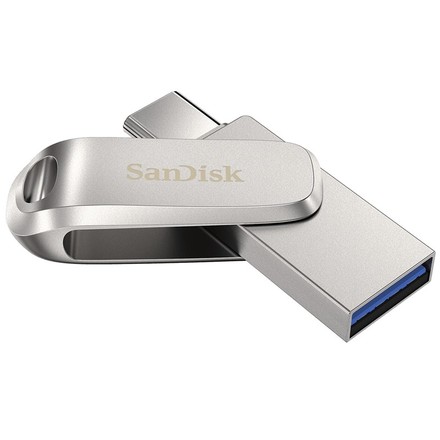 USB Flash disk Sandisk Ultra Dual Luxe 512GB USB/ USB-C - stříbrný