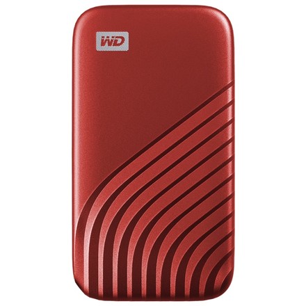 Externí pevný SSD disk 2,5&quot; Western Digital My Passport SSD 2TB - červený