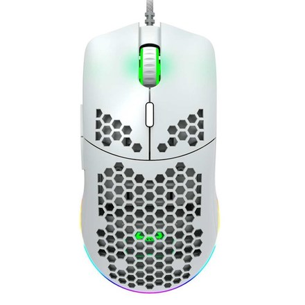 Počítačová myš Canyon Puncher GM-11 / optická/ 7 tlačítek/ 4200DPI - bílá
