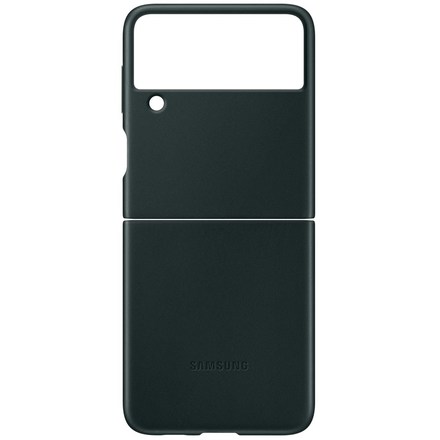 Kryt na mobil Samsung Leather Cover Galaxy Z Flip3 - zelený