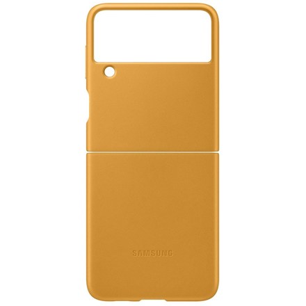 Kryt na mobil Samsung Leather Cover Galaxy Z Flip3 - hnědý