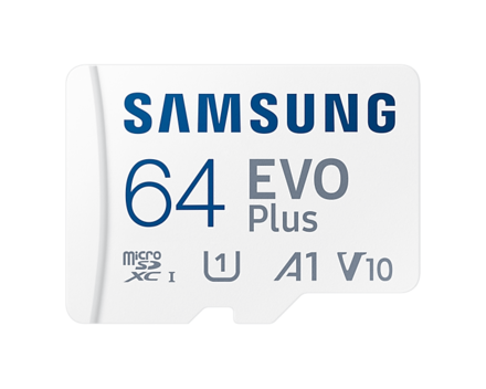 Paměťová karta Samsung Micro SDXC EVO+ 64GB UHS-I U1 (130R) + SD adaptér