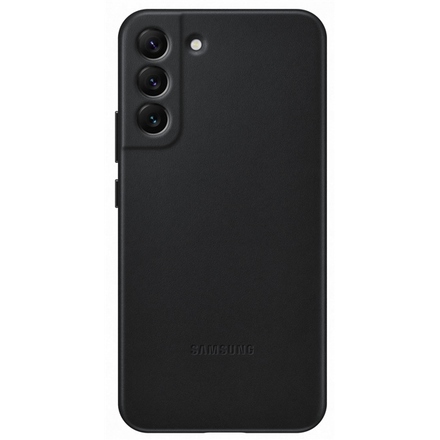 Kryt na mobil Samsung Leather Cover na Galaxy S22+ - černý