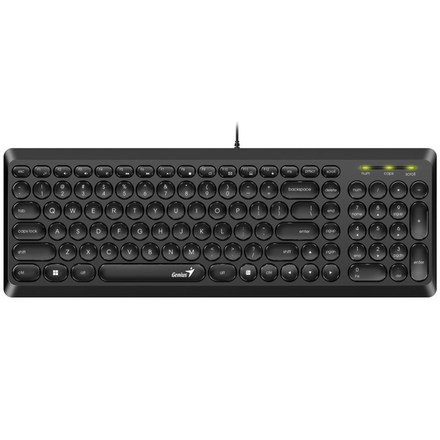 Počítačová klávesnice Genius Slimstar Q200, CZ/ SK - černá