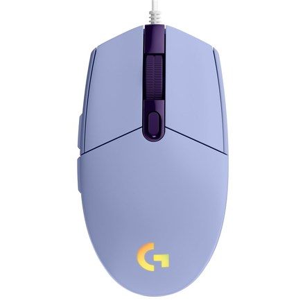 Počítačová myš Logitech Gaming G203 Lightsync / optická/ 6 tlačítek/ 8000DPI - fialová