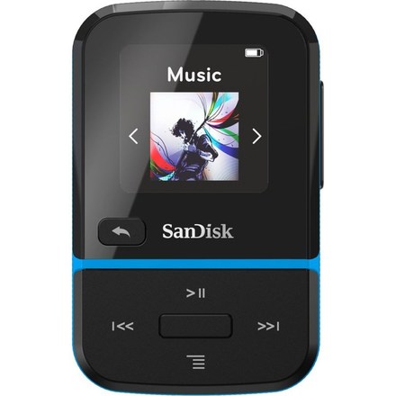 MP3 přehrávač SanDisk Clip Sport Go2 32GB, modrý/ černý