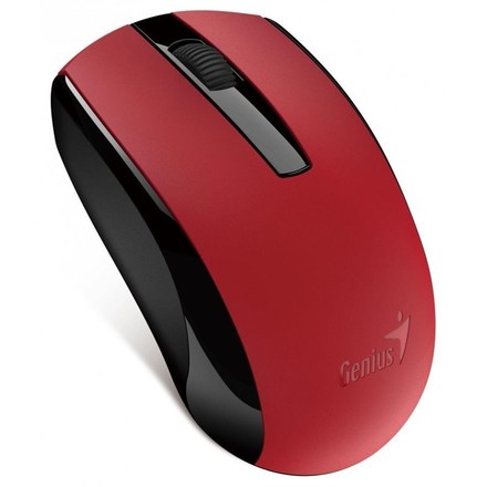 Počítačová myš Genius ECO-8100 / optická/ 3 tlačítka/ 1600DPI - červená