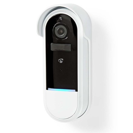 Bezdrátový zvonek Nedis SmartLife, Wi-Fi, Full HD - bílý