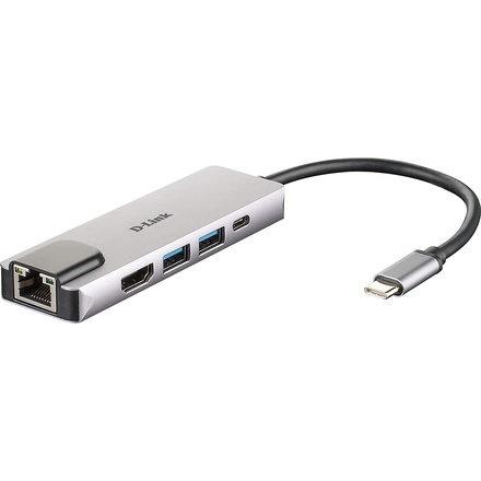 USB Hub D-Link DUB-M520 5-in-1 USB-C