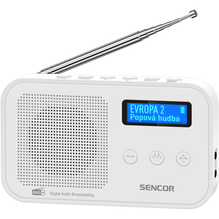Radiopčijímač s DAB+/FM Sencor SRD 7200 W