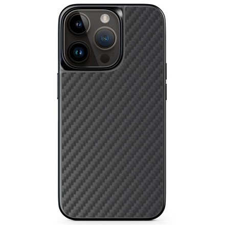 Kryt na mobil Epico Hybrid Carbon Magnetic s MagSafe na Apple iPhone 14 Pro - černý