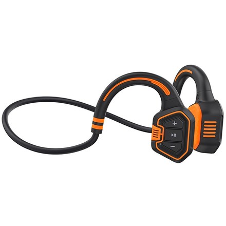 Sluchátka za uši Evolveo BoneSwim MP3 16GB - oranžová